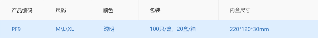 产品规格
